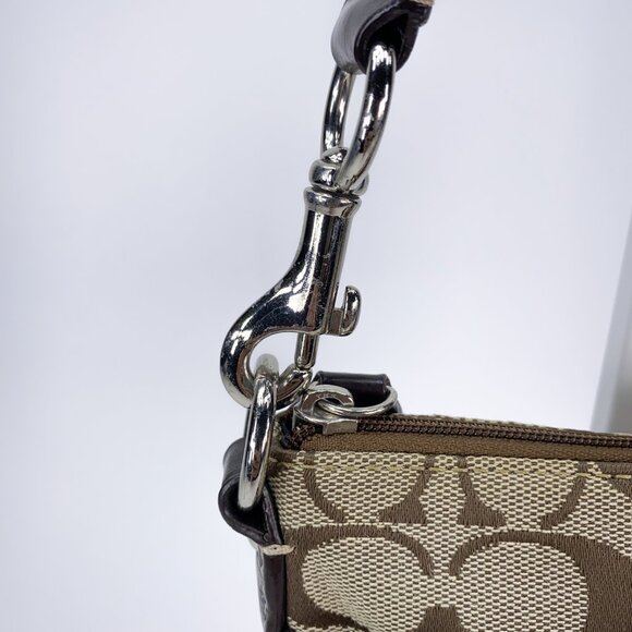 COACH Signature C Jacquard Canvas Crossbody Messenger Bag - Picture 5 of 16